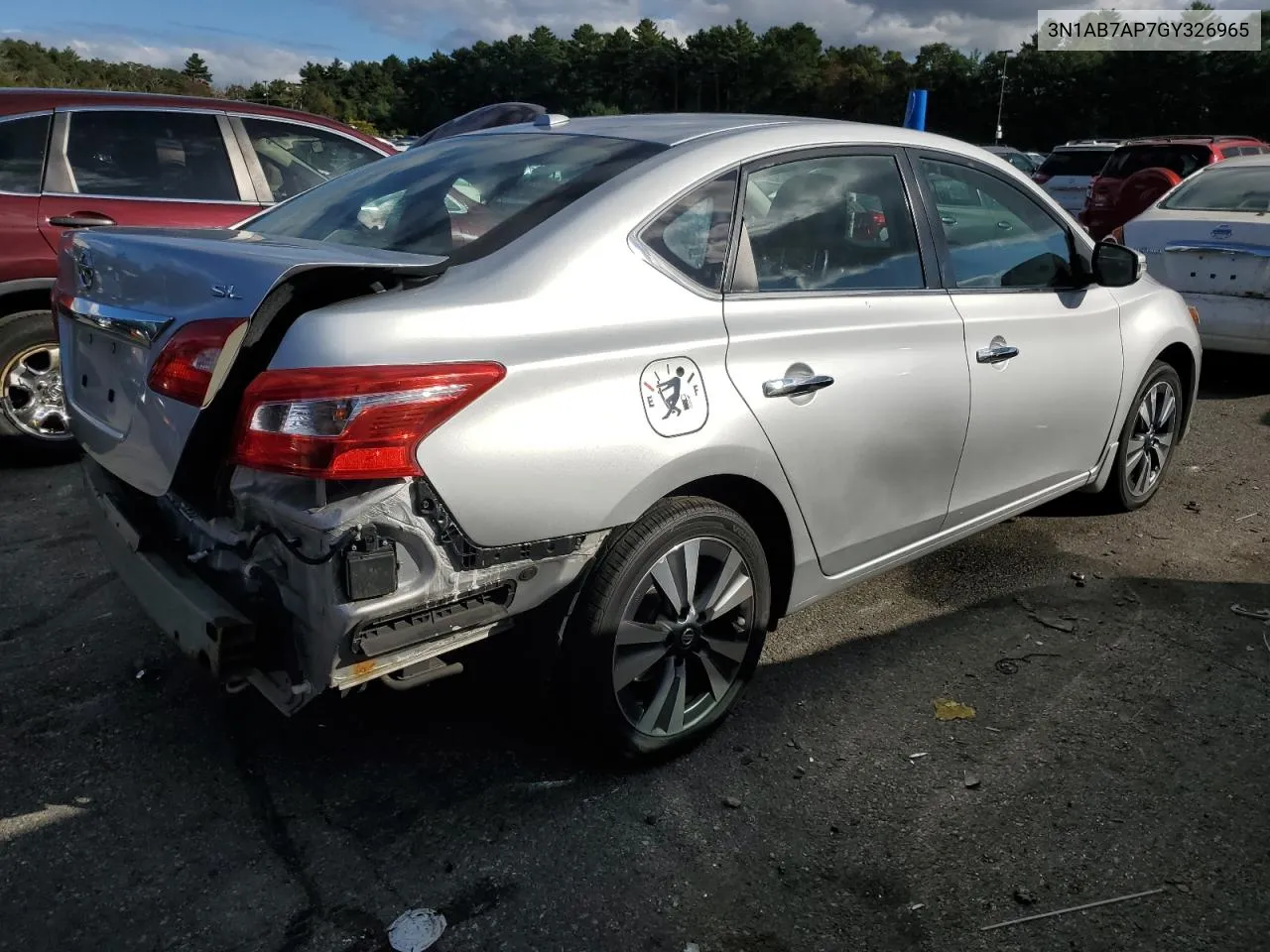 2016 Nissan Sentra S VIN: 3N1AB7AP7GY326965 Lot: 73837764