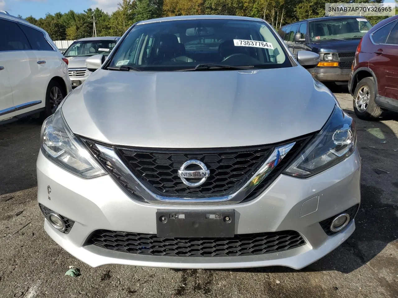 2016 Nissan Sentra S VIN: 3N1AB7AP7GY326965 Lot: 73837764