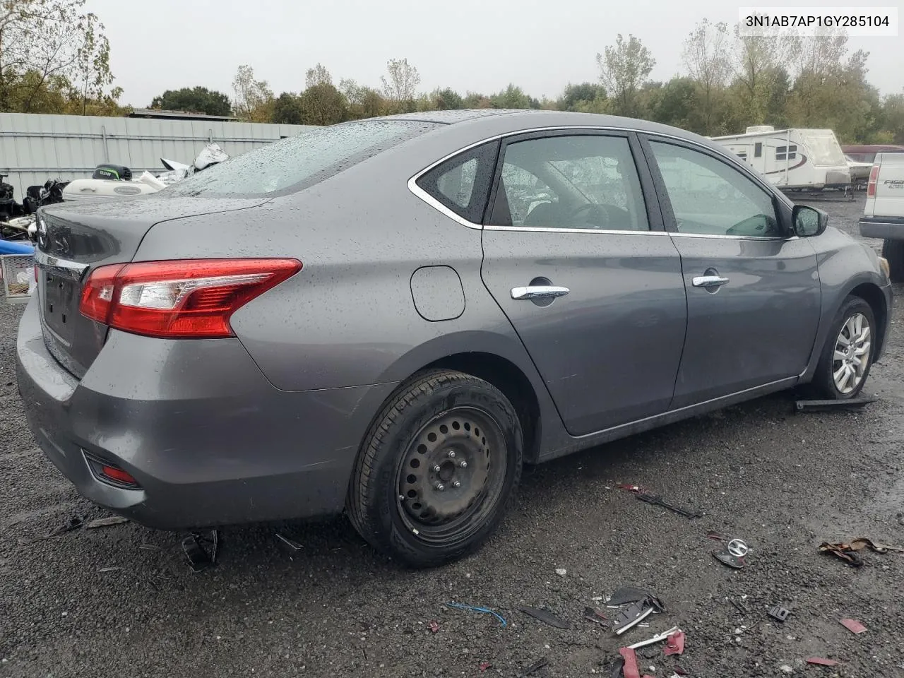 2016 Nissan Sentra S VIN: 3N1AB7AP1GY285104 Lot: 73855034