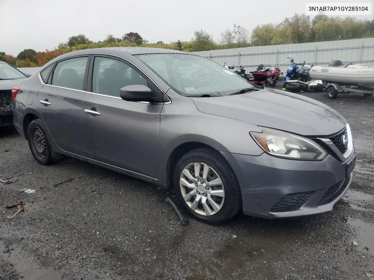 2016 Nissan Sentra S VIN: 3N1AB7AP1GY285104 Lot: 73855034