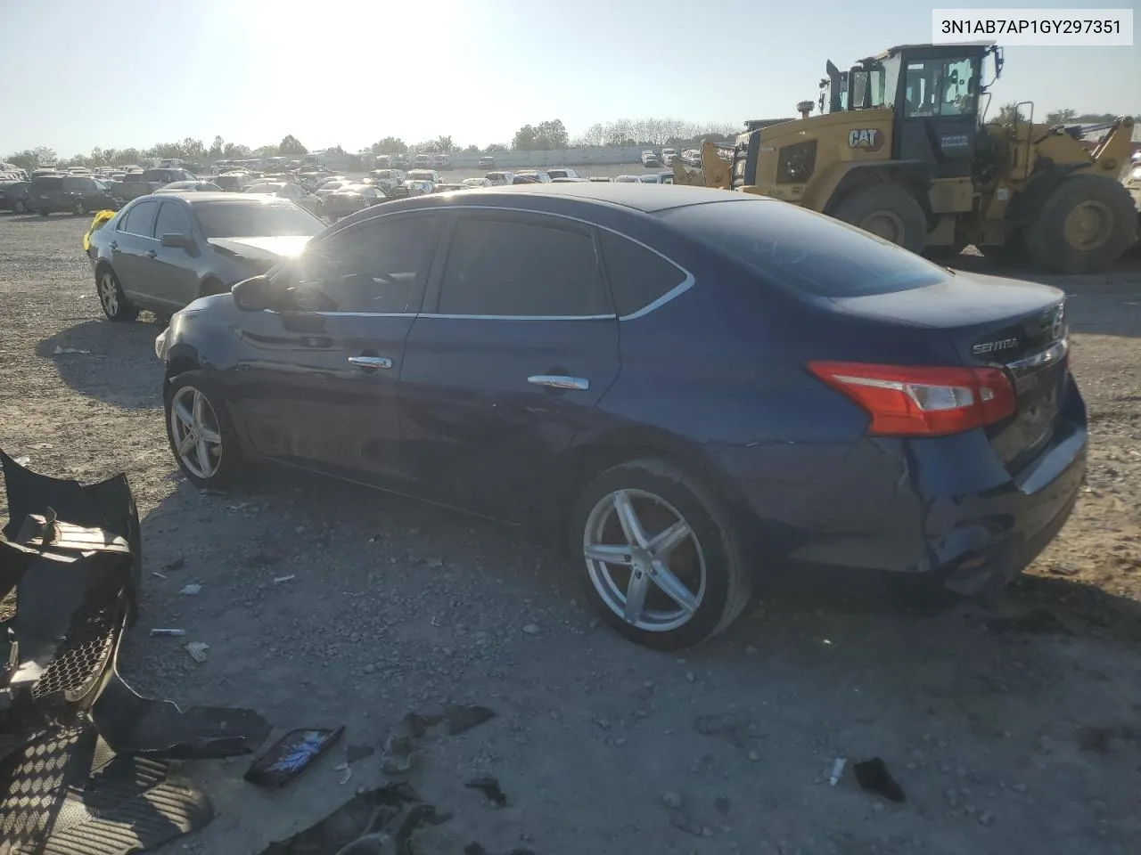 2016 Nissan Sentra S VIN: 3N1AB7AP1GY297351 Lot: 74619294