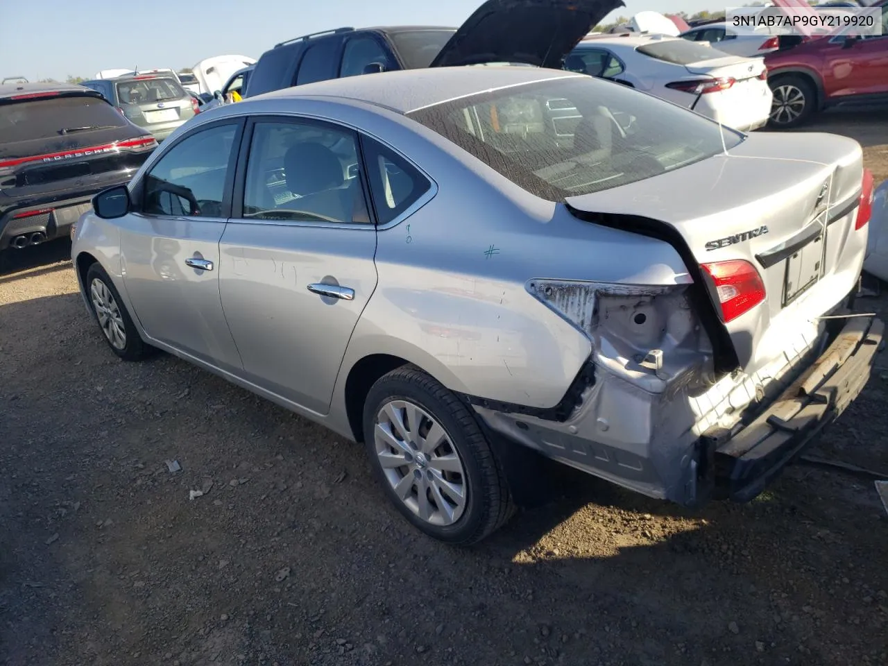 2016 Nissan Sentra S VIN: 3N1AB7AP9GY219920 Lot: 74771814