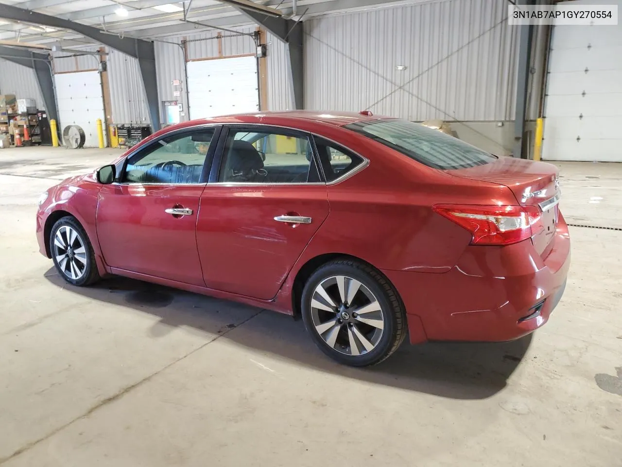 2016 Nissan Sentra S VIN: 3N1AB7AP1GY270554 Lot: 74793924