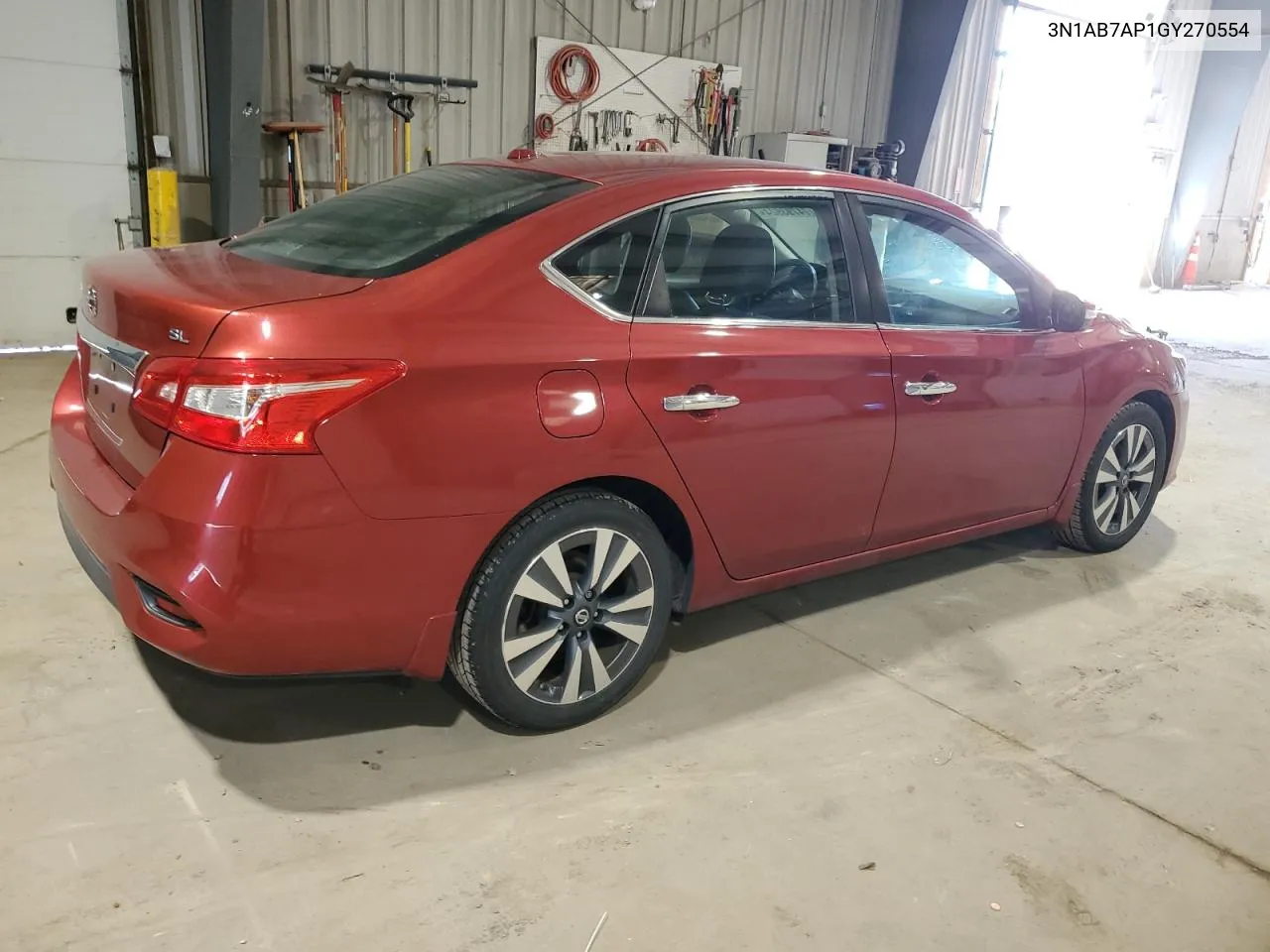 2016 Nissan Sentra S VIN: 3N1AB7AP1GY270554 Lot: 74793924