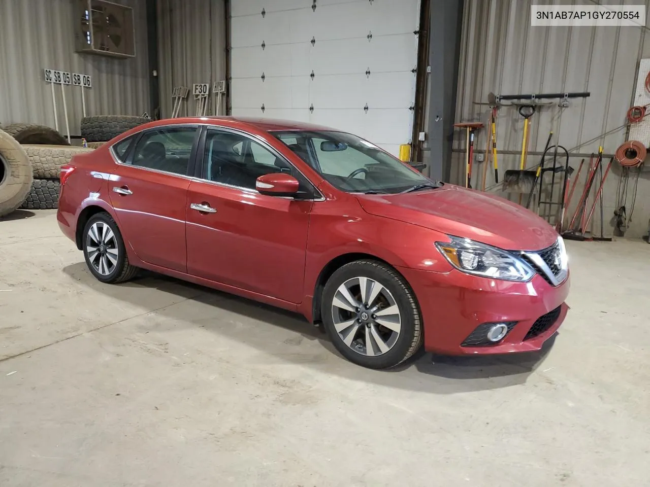 2016 Nissan Sentra S VIN: 3N1AB7AP1GY270554 Lot: 74793924