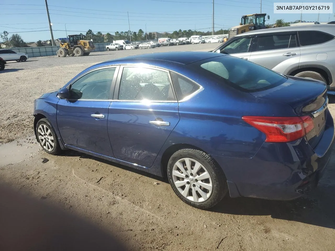 2016 Nissan Sentra S VIN: 3N1AB7AP1GY216719 Lot: 75080814