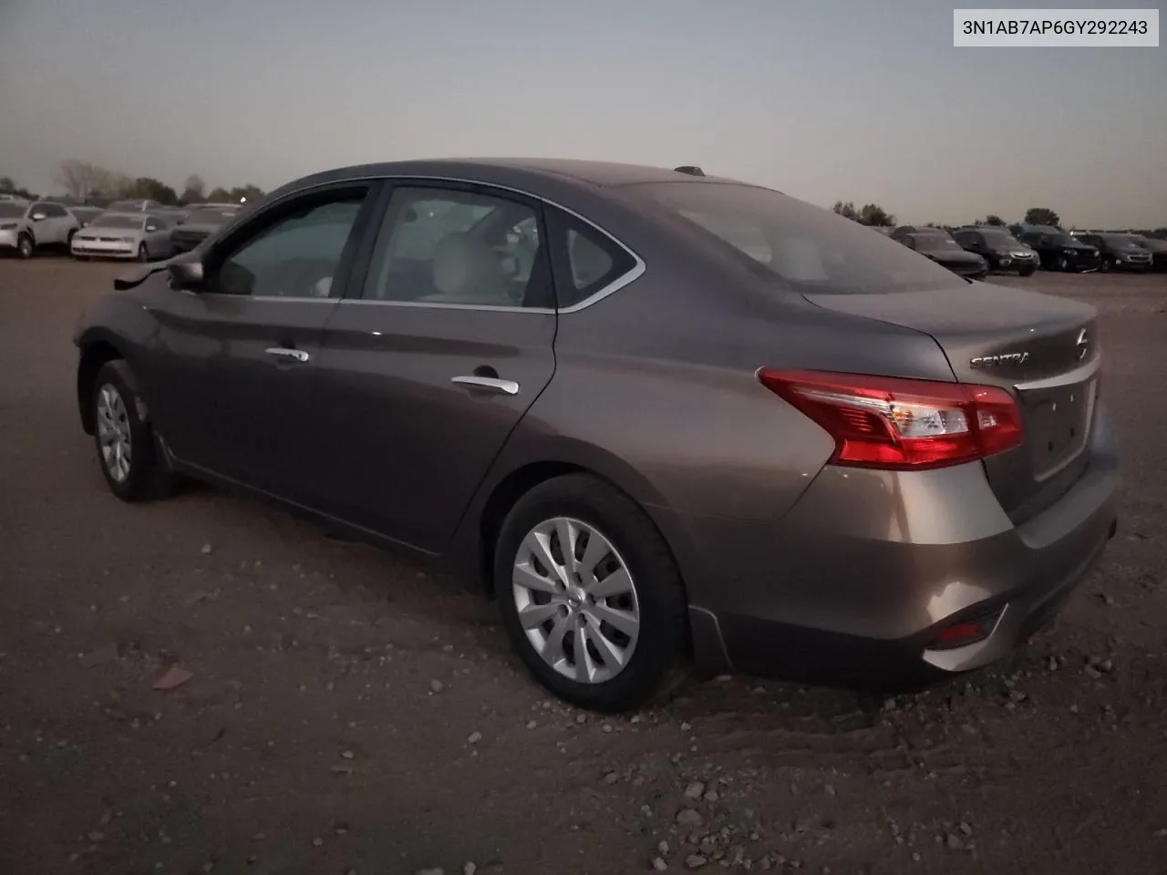 2016 Nissan Sentra S VIN: 3N1AB7AP6GY292243 Lot: 75199984