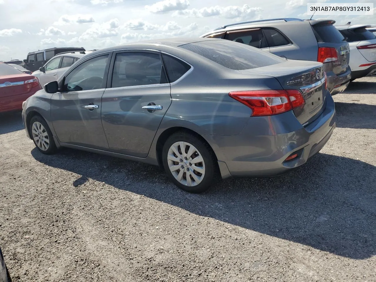 2016 Nissan Sentra S VIN: 3N1AB7AP8GY312413 Lot: 75283994