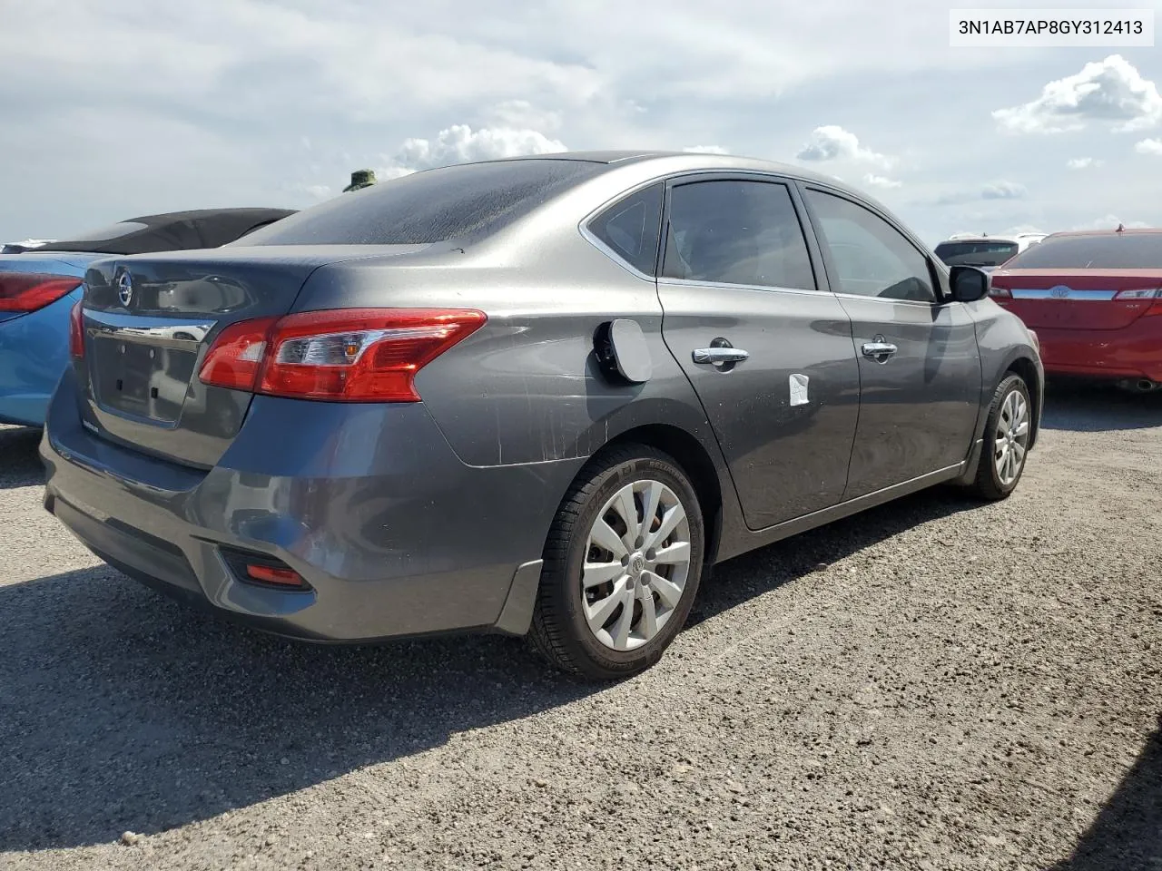 2016 Nissan Sentra S VIN: 3N1AB7AP8GY312413 Lot: 75283994