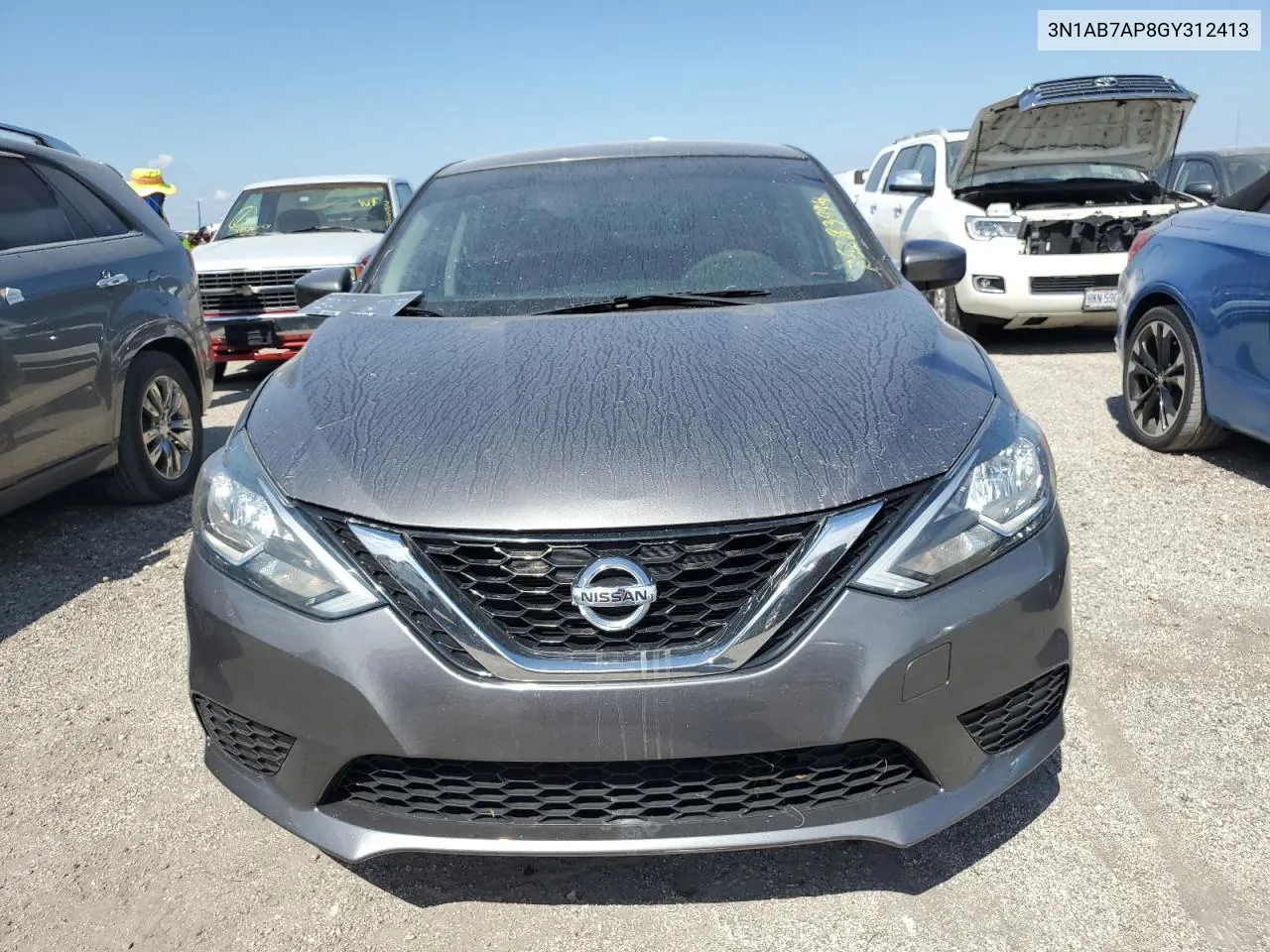 2016 Nissan Sentra S VIN: 3N1AB7AP8GY312413 Lot: 75283994