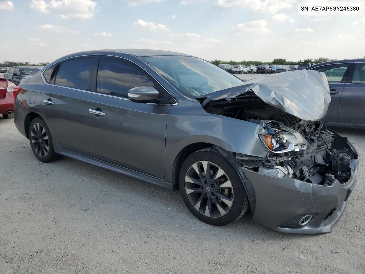 2016 Nissan Sentra S VIN: 3N1AB7AP6GY246380 Lot: 75286244