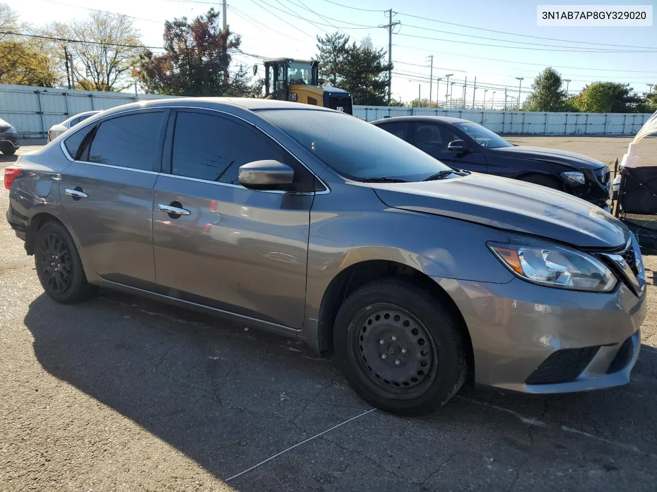 2016 Nissan Sentra S VIN: 3N1AB7AP8GY329020 Lot: 75497304