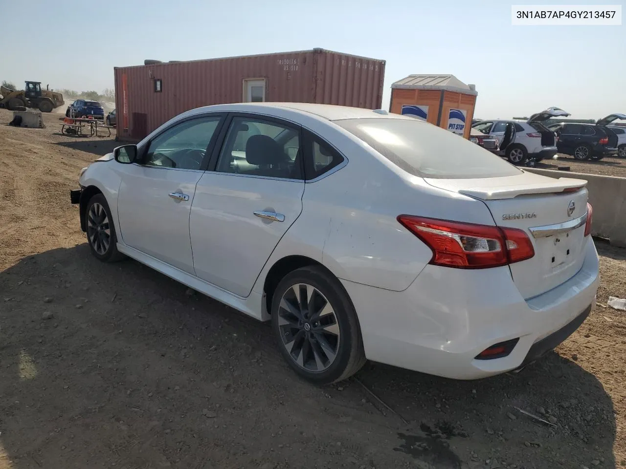 2016 Nissan Sentra S VIN: 3N1AB7AP4GY213457 Lot: 75566154