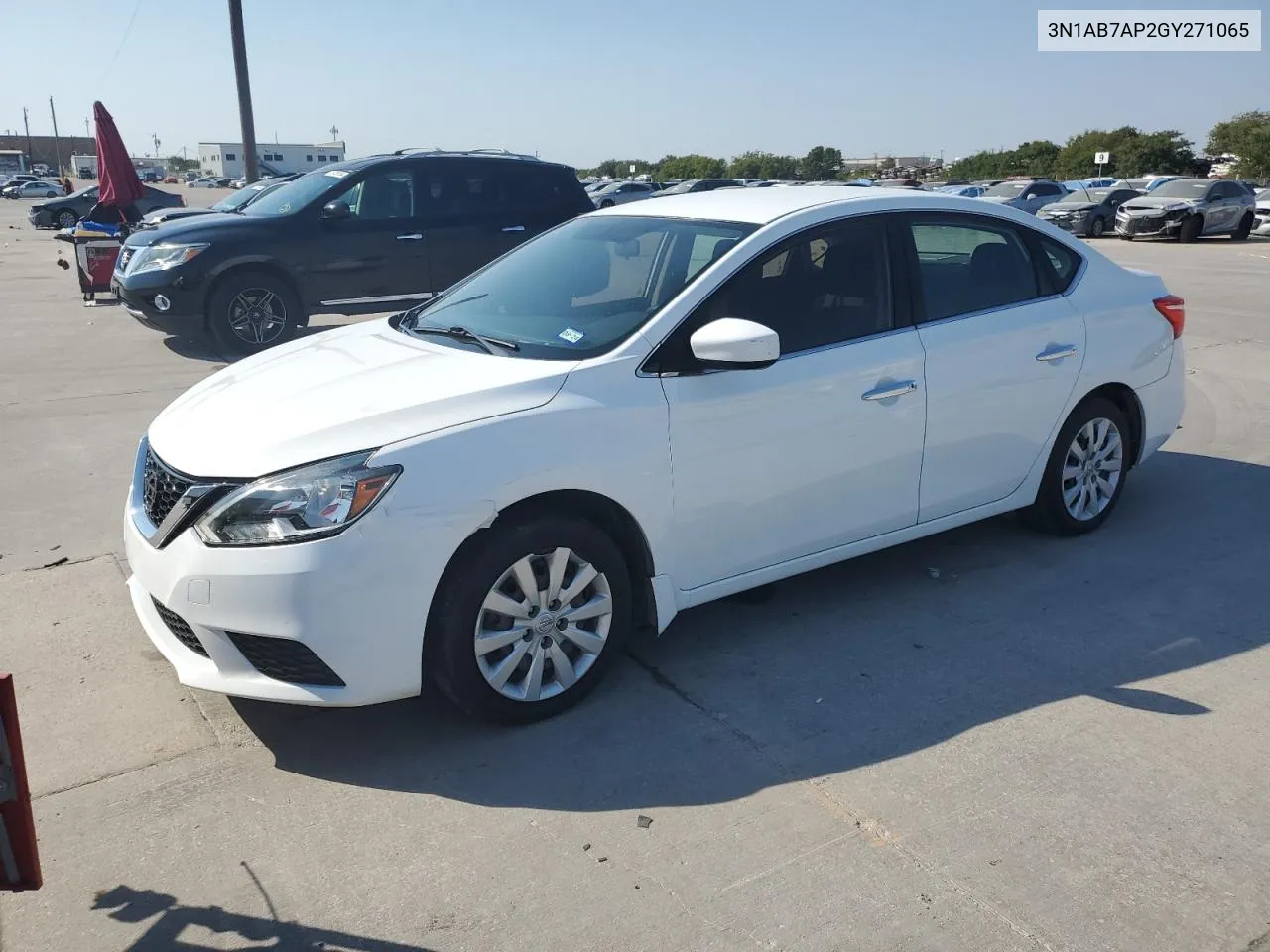 2016 Nissan Sentra S VIN: 3N1AB7AP2GY271065 Lot: 75753484