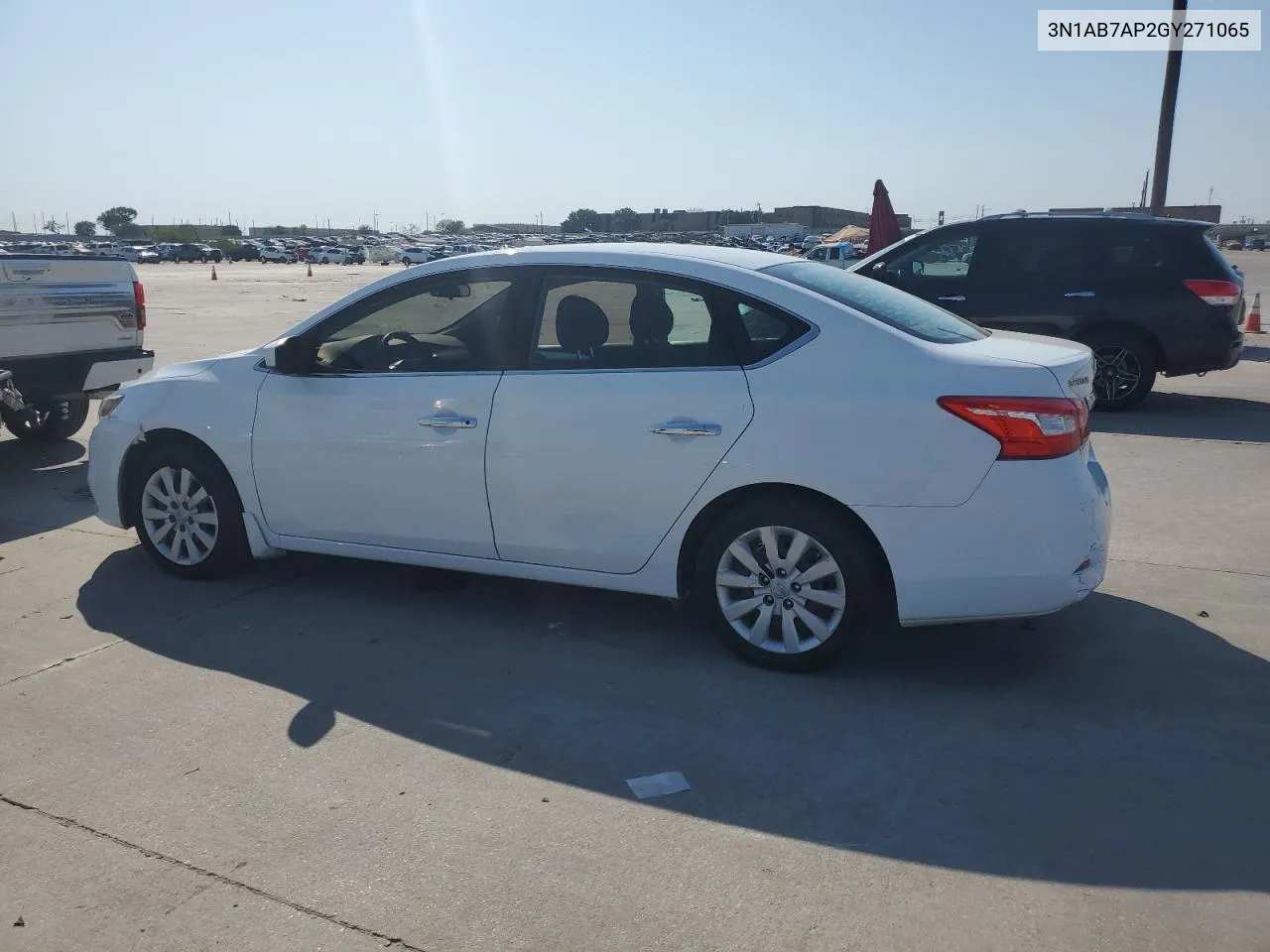 2016 Nissan Sentra S VIN: 3N1AB7AP2GY271065 Lot: 75753484