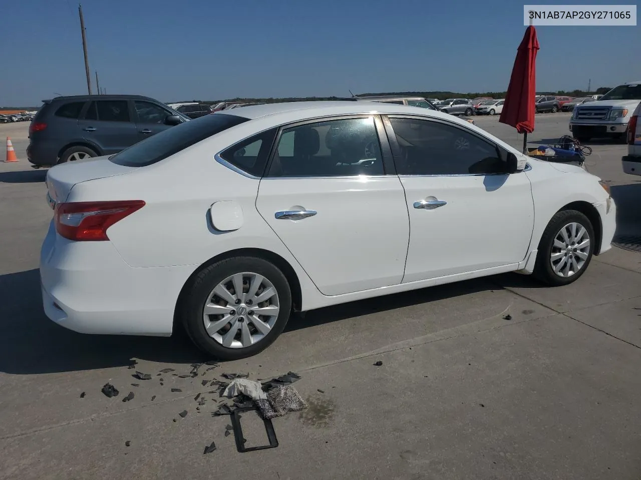 2016 Nissan Sentra S VIN: 3N1AB7AP2GY271065 Lot: 75753484