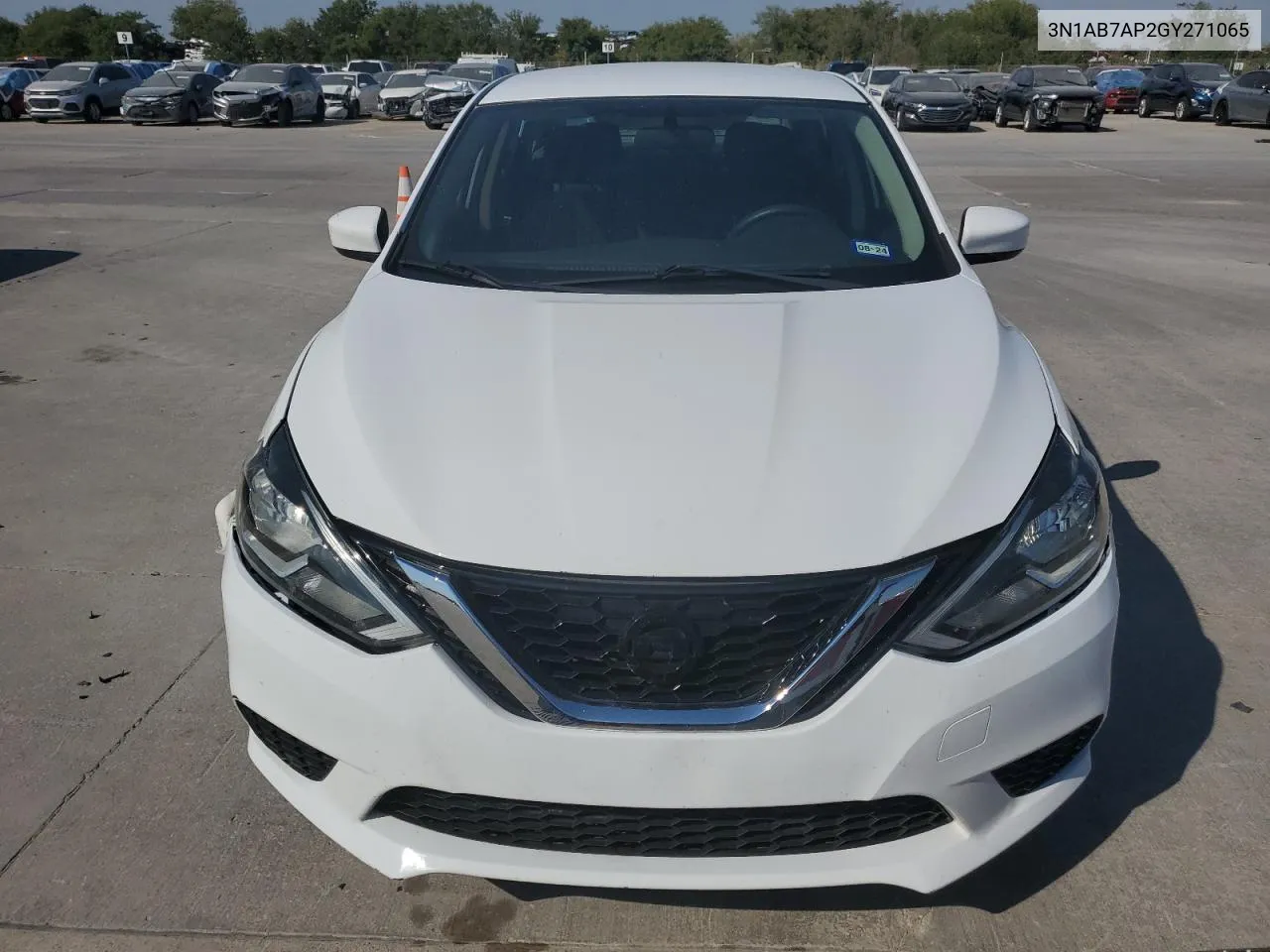 2016 Nissan Sentra S VIN: 3N1AB7AP2GY271065 Lot: 75753484