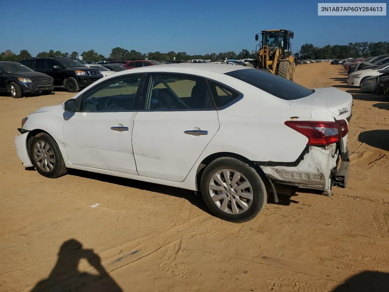 2016 Nissan Sentra S VIN: 3N1AB7AP6GY284613 Lot: 75907564