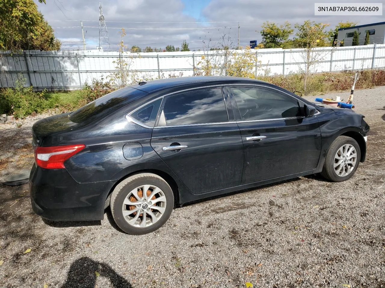 2016 Nissan Sentra S VIN: 3N1AB7AP3GL662609 Lot: 76101124