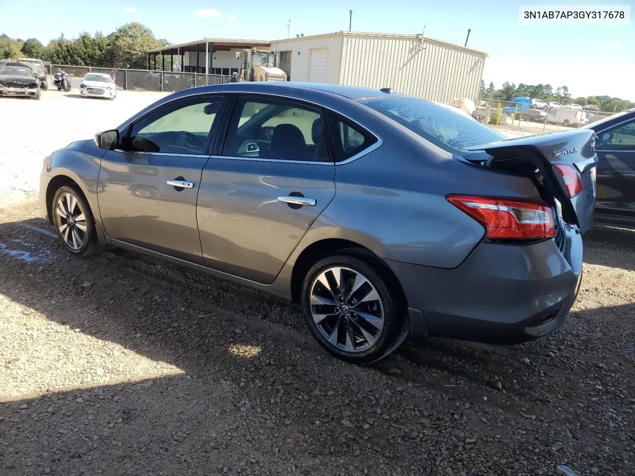 2016 Nissan Sentra S VIN: 3N1AB7AP3GY317678 Lot: 76124634