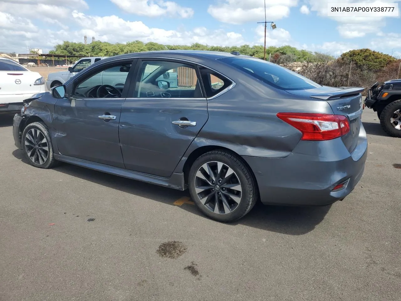 2016 Nissan Sentra S VIN: 3N1AB7AP0GY338777 Lot: 76635404