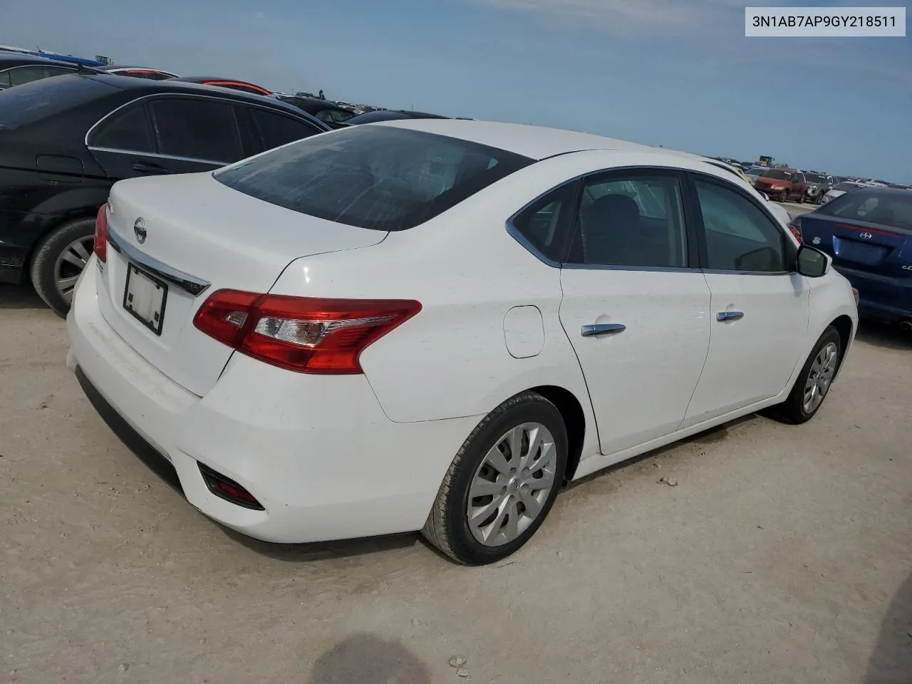 2016 Nissan Sentra S VIN: 3N1AB7AP9GY218511 Lot: 76668864