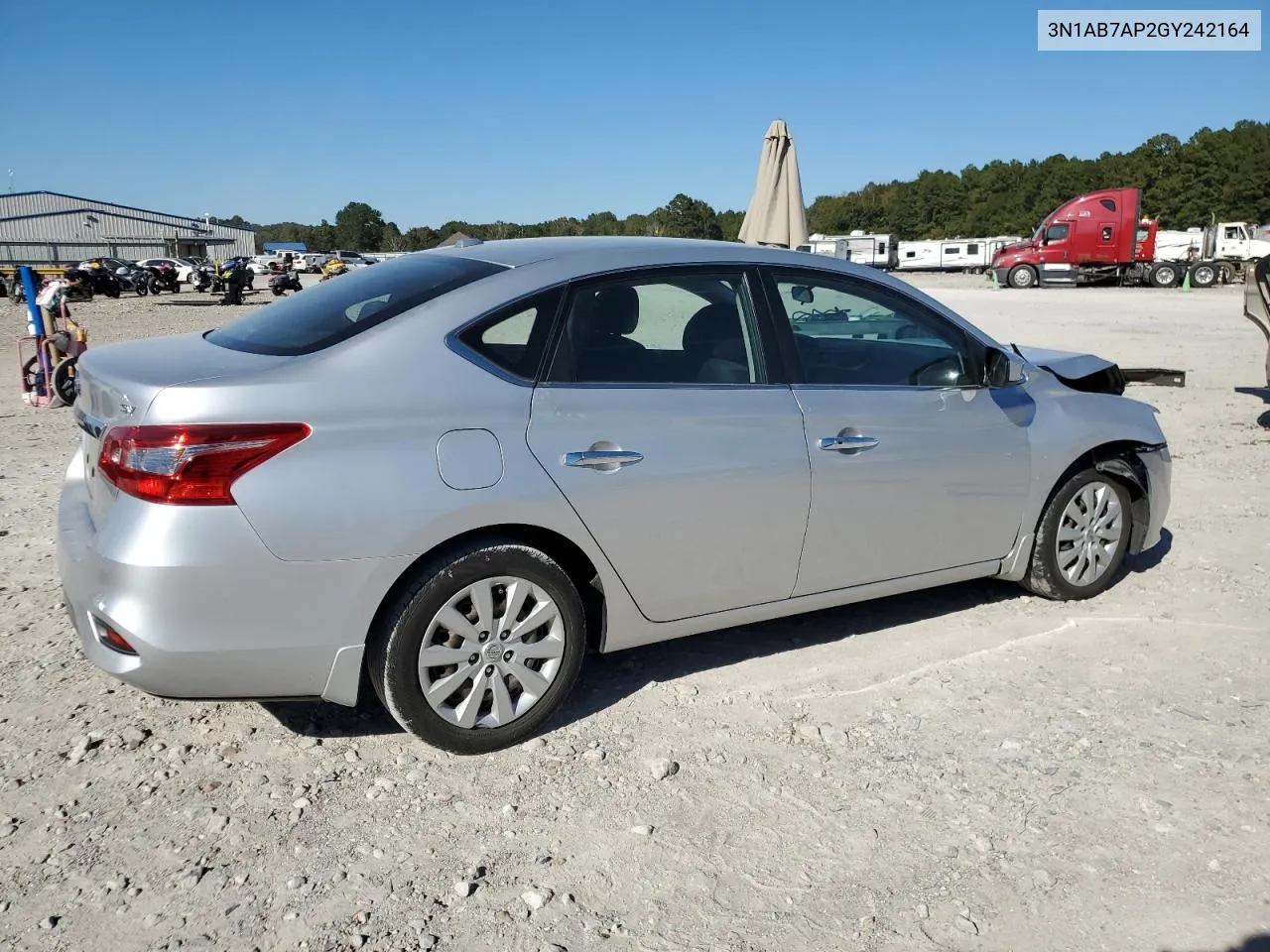 3N1AB7AP2GY242164 2016 Nissan Sentra S