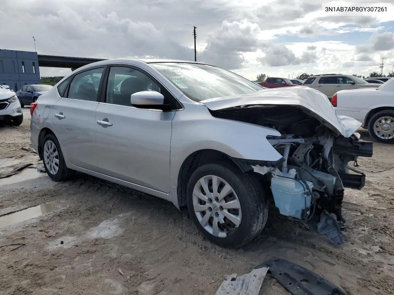 2016 Nissan Sentra S VIN: 3N1AB7AP8GY307261 Lot: 77037904