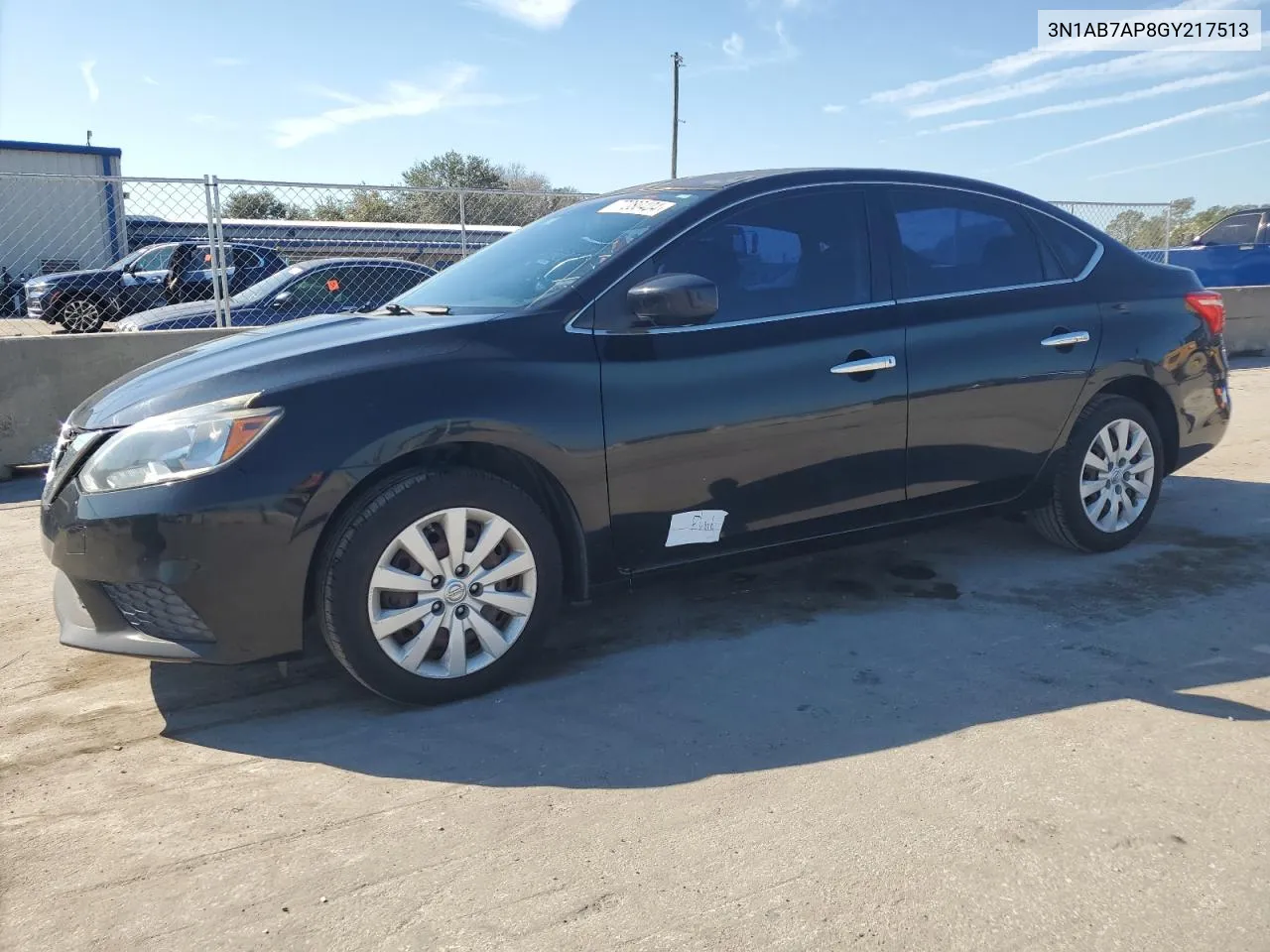 3N1AB7AP8GY217513 2016 Nissan Sentra S