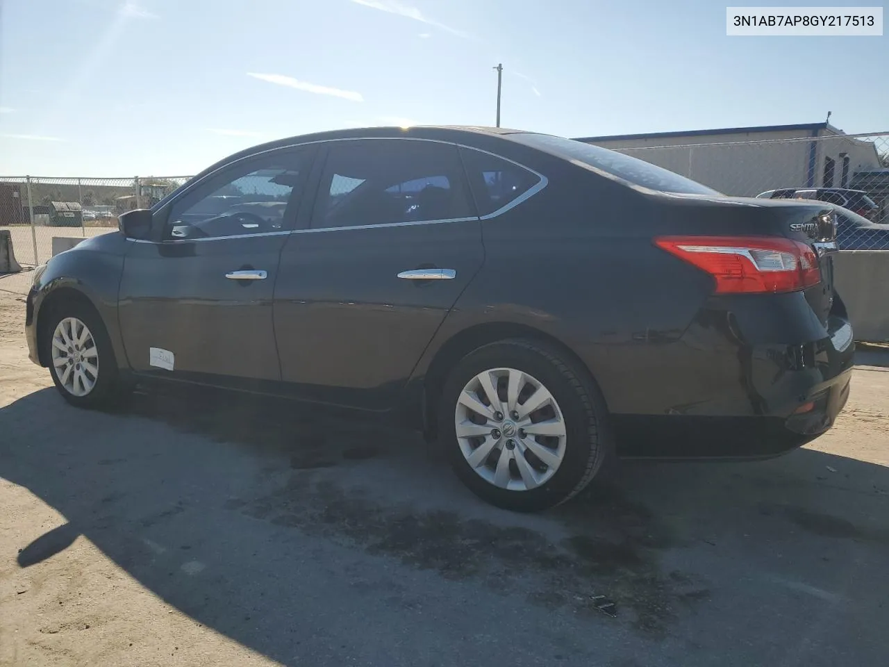 2016 Nissan Sentra S VIN: 3N1AB7AP8GY217513 Lot: 77080404