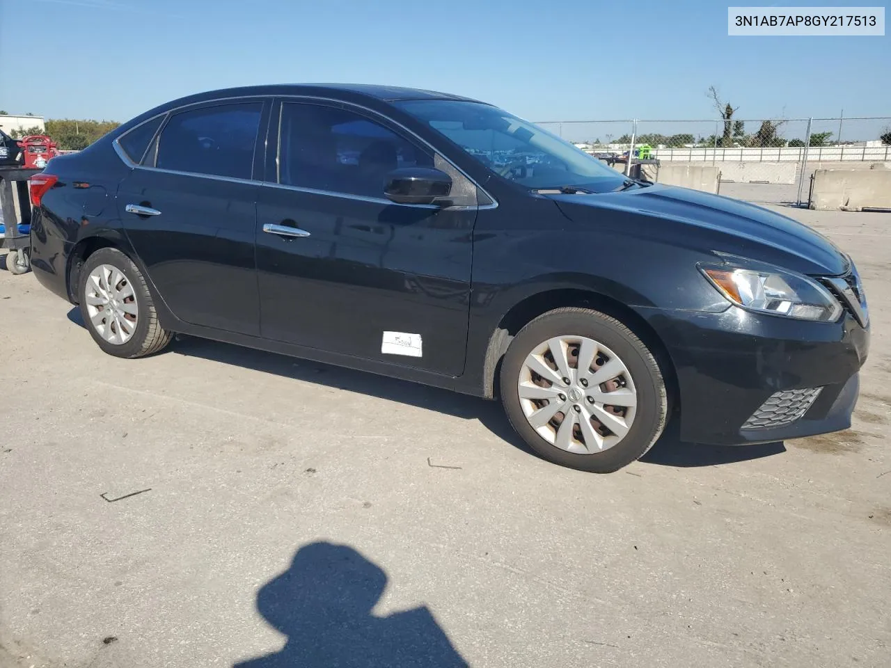 3N1AB7AP8GY217513 2016 Nissan Sentra S