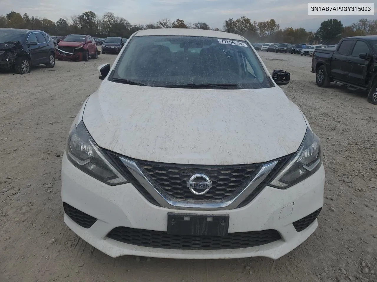 3N1AB7AP9GY315093 2016 Nissan Sentra S