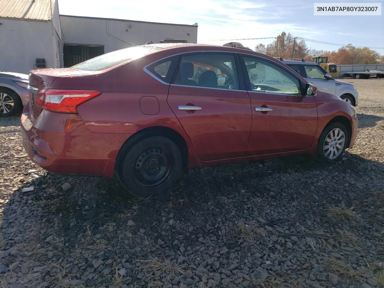 3N1AB7AP8GY323007 2016 Nissan Sentra S