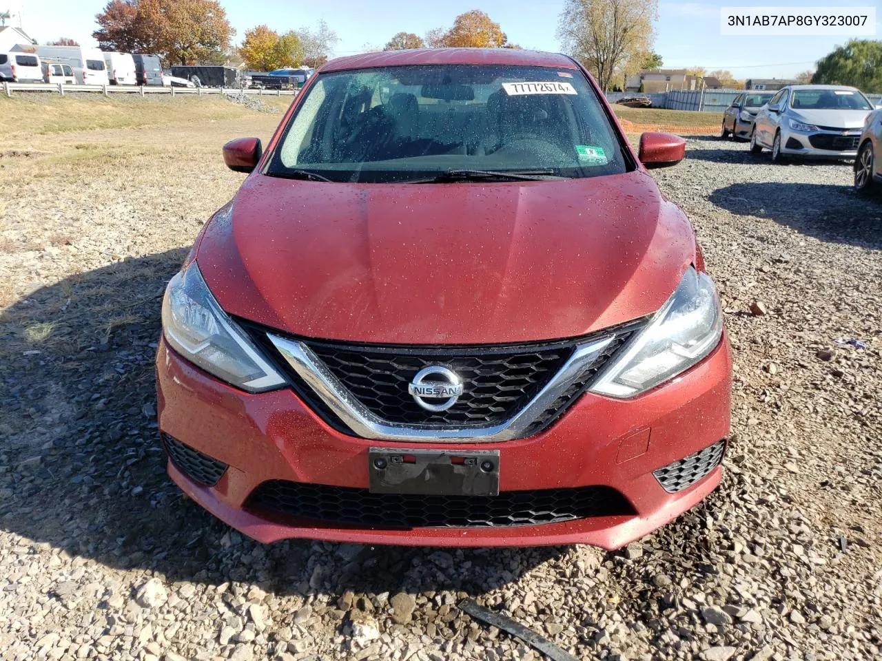 3N1AB7AP8GY323007 2016 Nissan Sentra S