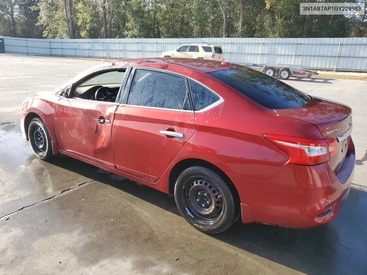 2016 Nissan Sentra S VIN: 3N1AB7AP1GY228983 Lot: 77848844