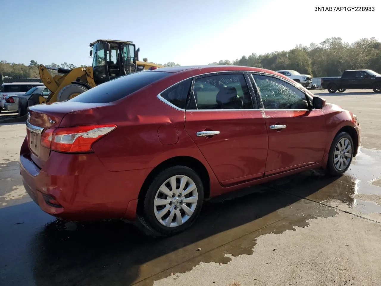 2016 Nissan Sentra S VIN: 3N1AB7AP1GY228983 Lot: 77848844