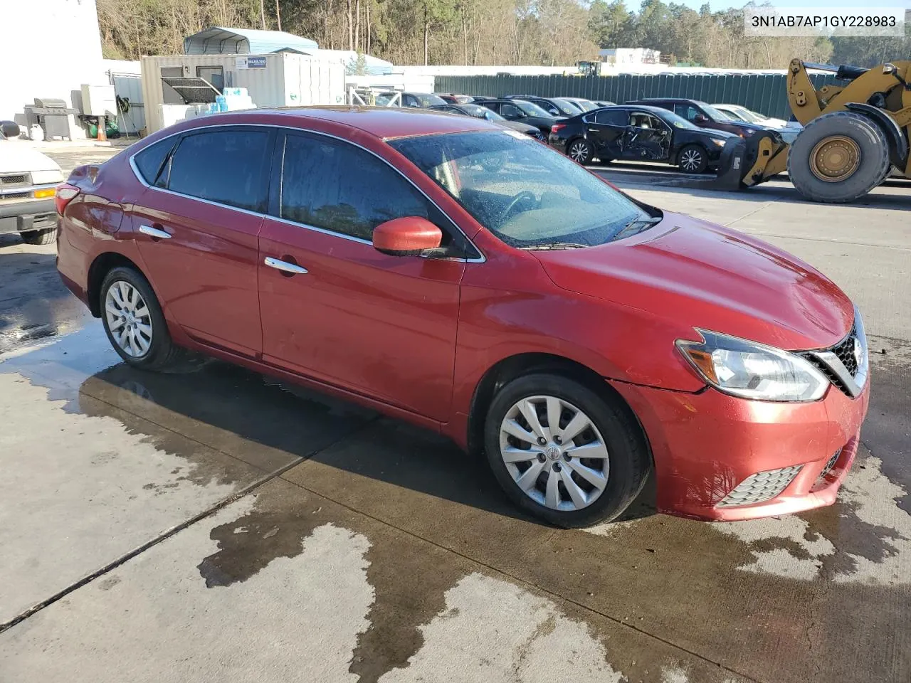 2016 Nissan Sentra S VIN: 3N1AB7AP1GY228983 Lot: 77848844