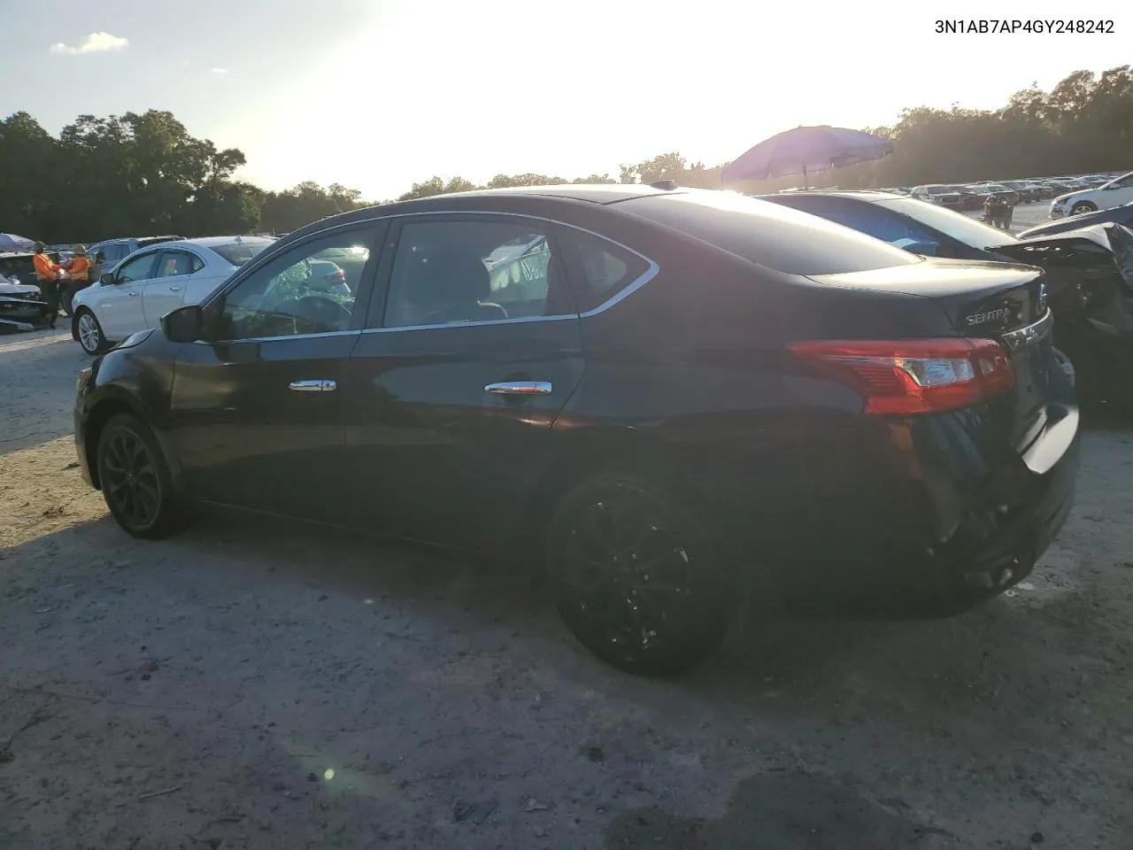 2016 Nissan Sentra S VIN: 3N1AB7AP4GY248242 Lot: 78088684