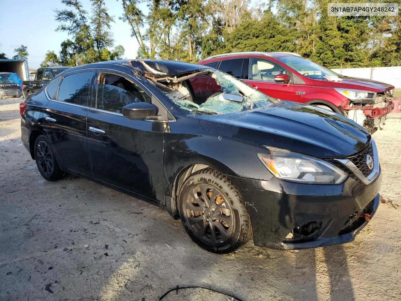 2016 Nissan Sentra S VIN: 3N1AB7AP4GY248242 Lot: 78088684