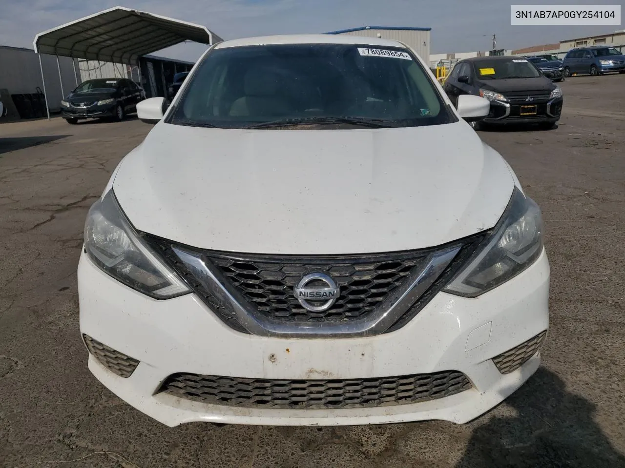 2016 Nissan Sentra S VIN: 3N1AB7AP0GY254104 Lot: 78089854