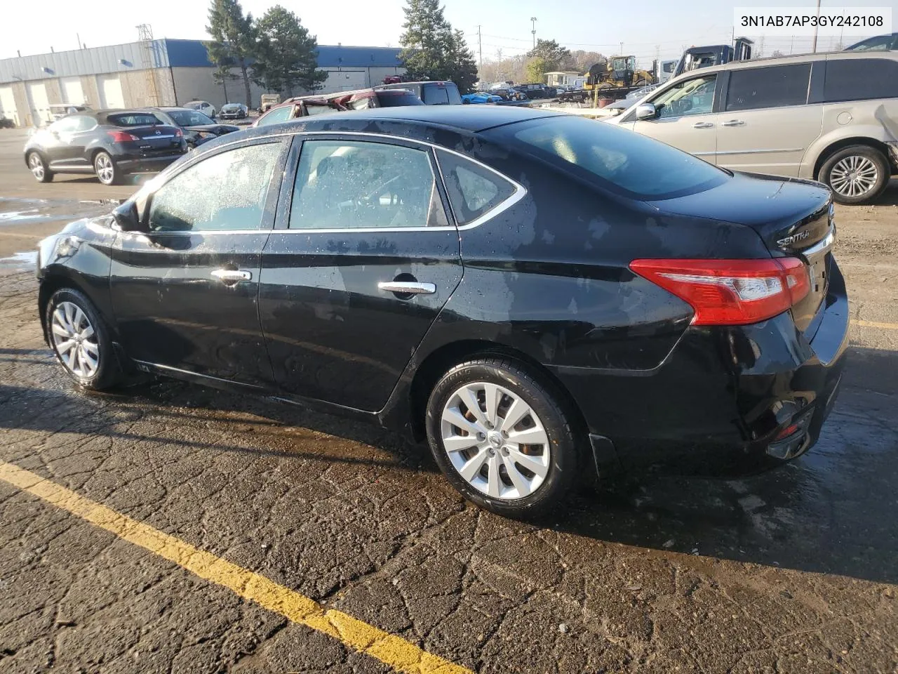 2016 Nissan Sentra S VIN: 3N1AB7AP3GY242108 Lot: 78180904