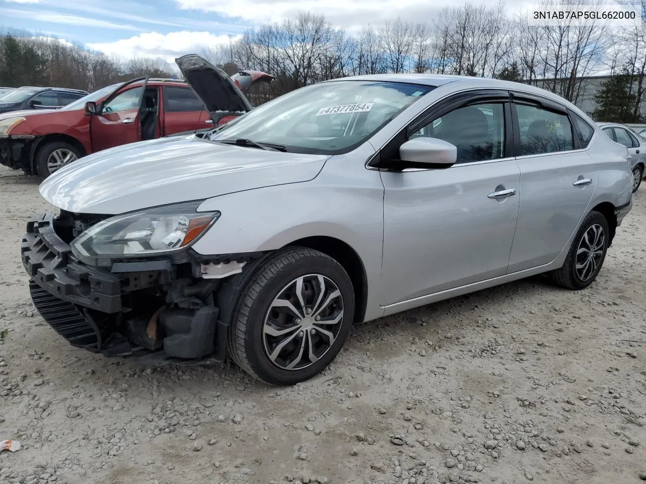 2016 Nissan Sentra S VIN: 3N1AB7AP5GL662000 Lot: 78491294