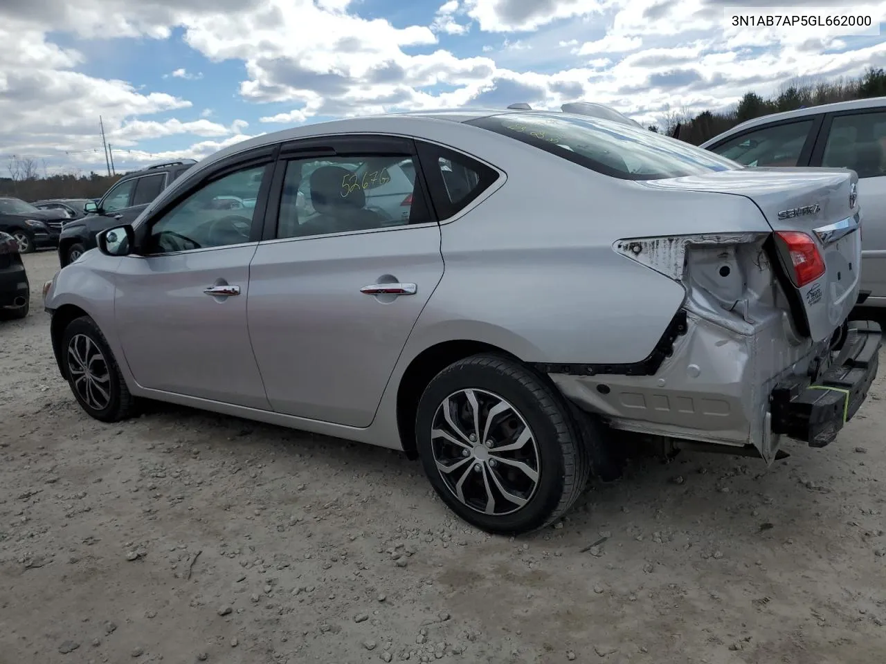 2016 Nissan Sentra S VIN: 3N1AB7AP5GL662000 Lot: 78491294