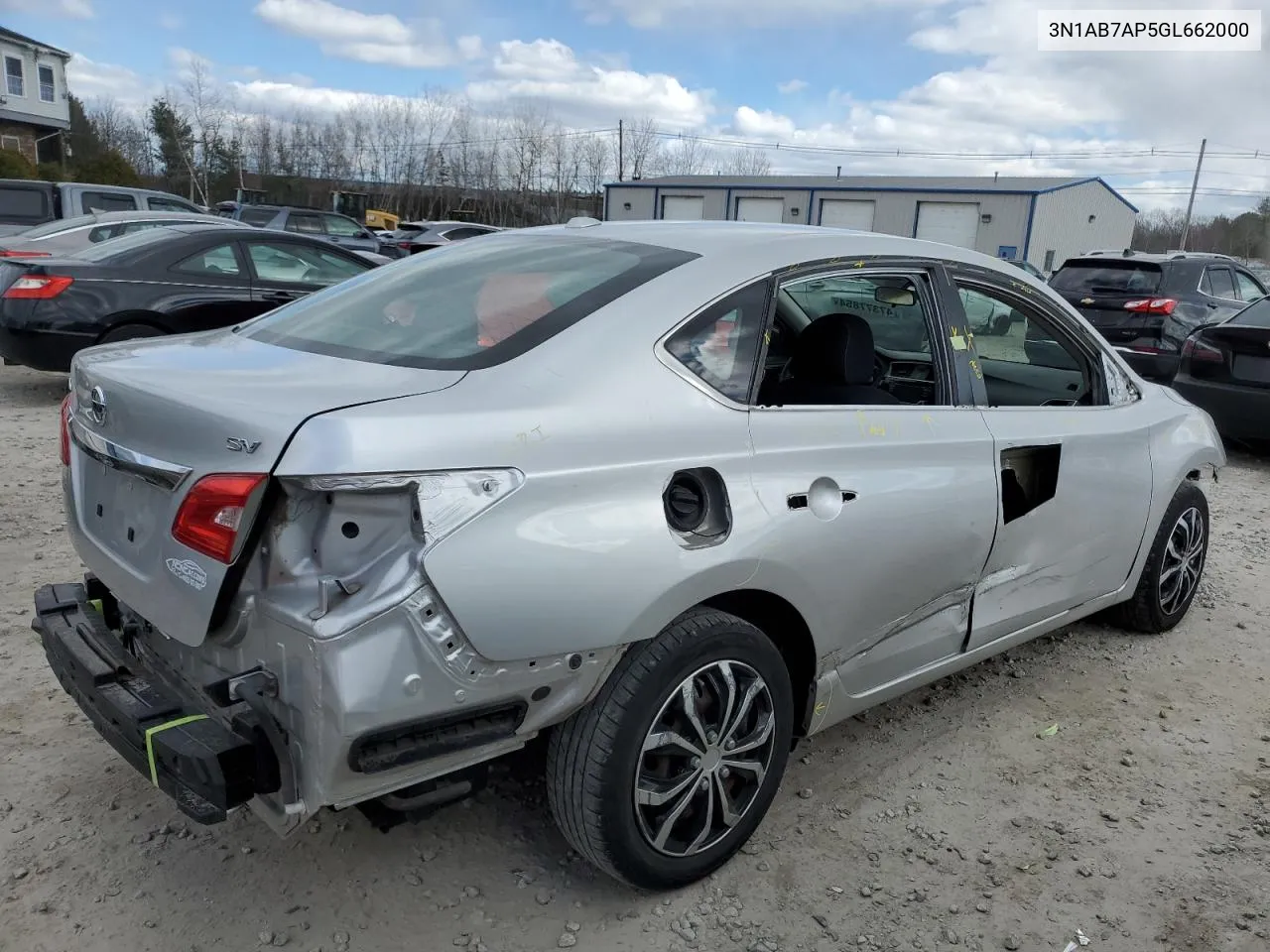 2016 Nissan Sentra S VIN: 3N1AB7AP5GL662000 Lot: 78491294