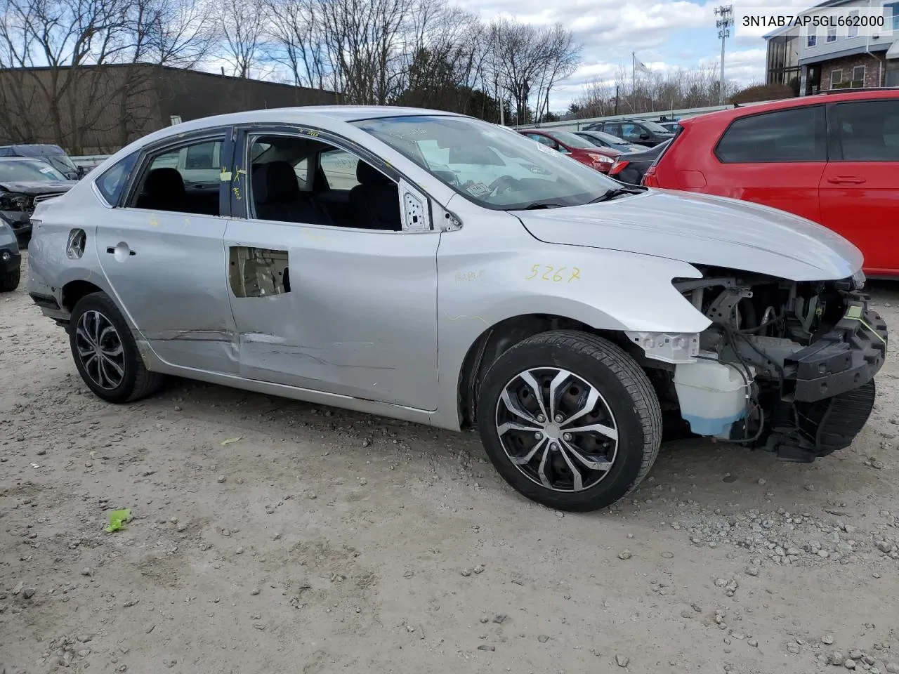 2016 Nissan Sentra S VIN: 3N1AB7AP5GL662000 Lot: 78491294