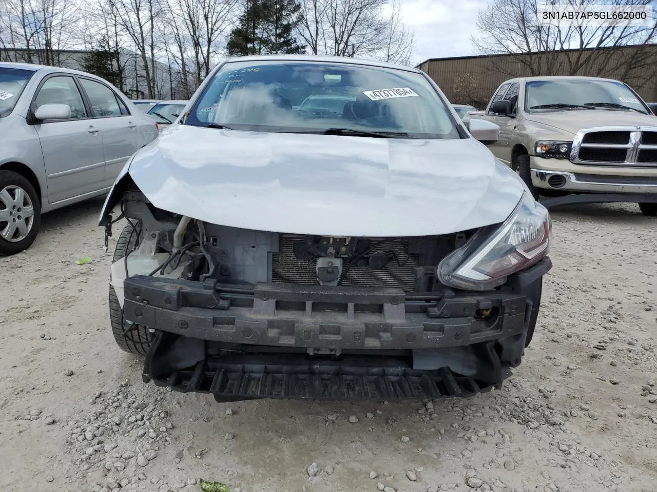 2016 Nissan Sentra S VIN: 3N1AB7AP5GL662000 Lot: 78491294