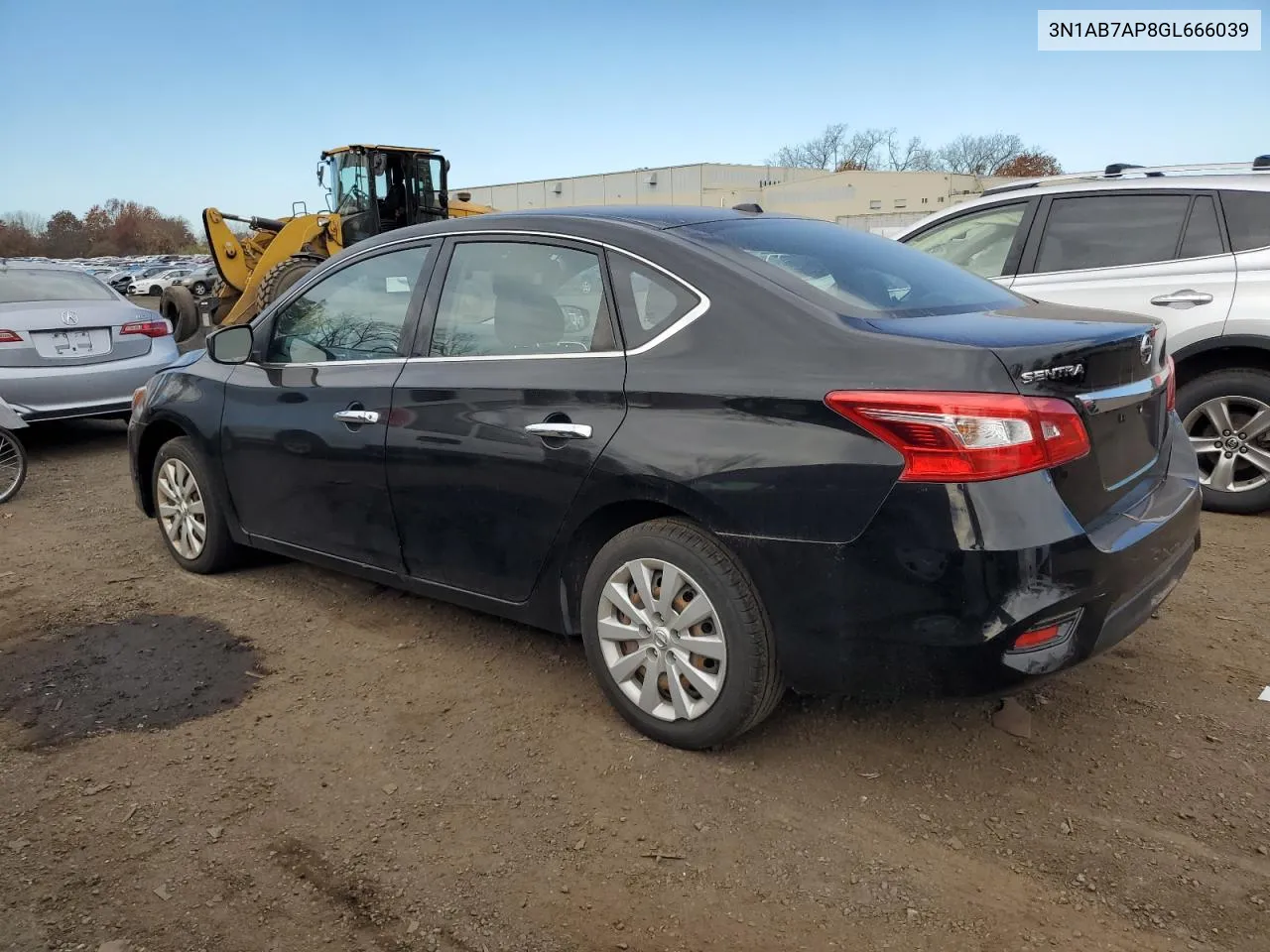 2016 Nissan Sentra S VIN: 3N1AB7AP8GL666039 Lot: 78649874