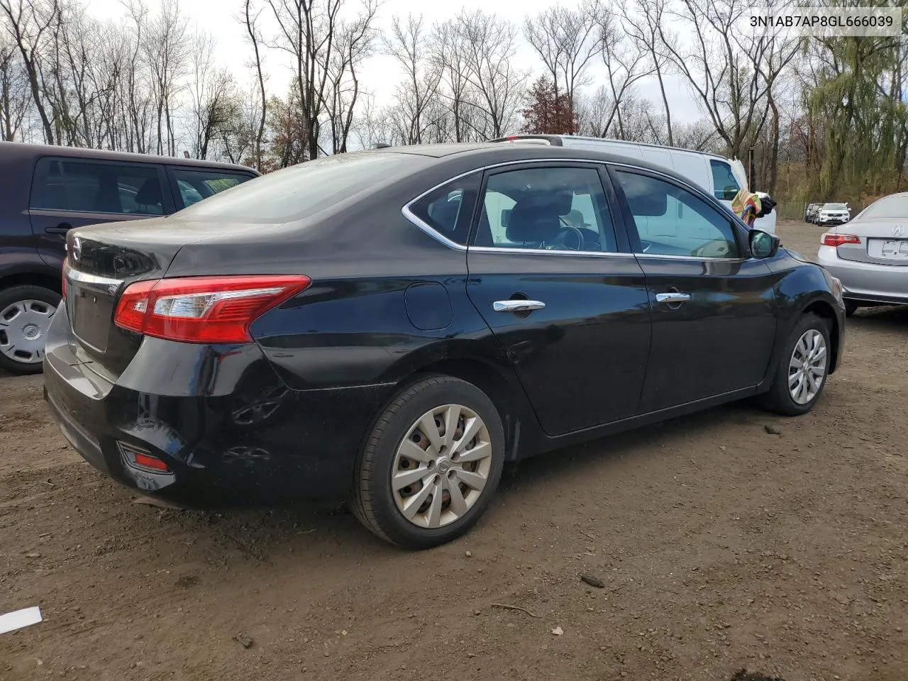 2016 Nissan Sentra S VIN: 3N1AB7AP8GL666039 Lot: 78649874