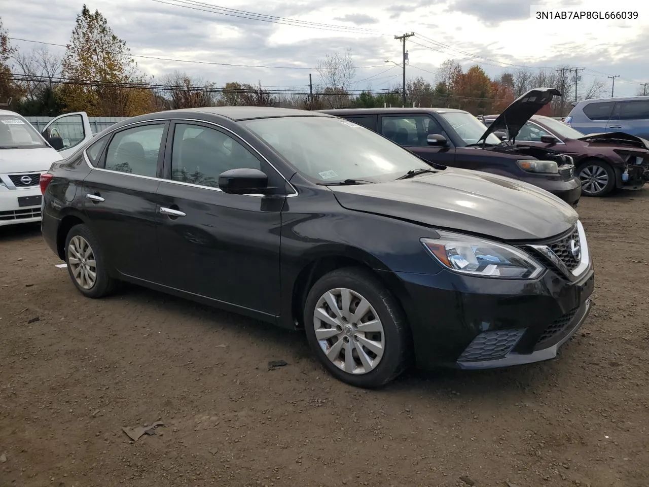 3N1AB7AP8GL666039 2016 Nissan Sentra S