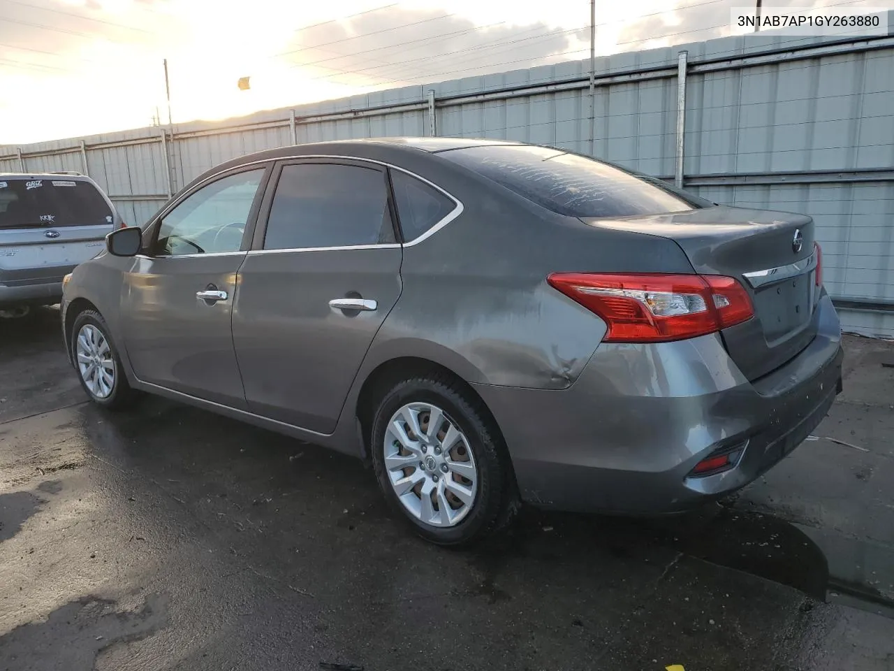 2016 Nissan Sentra S VIN: 3N1AB7AP1GY263880 Lot: 78751044